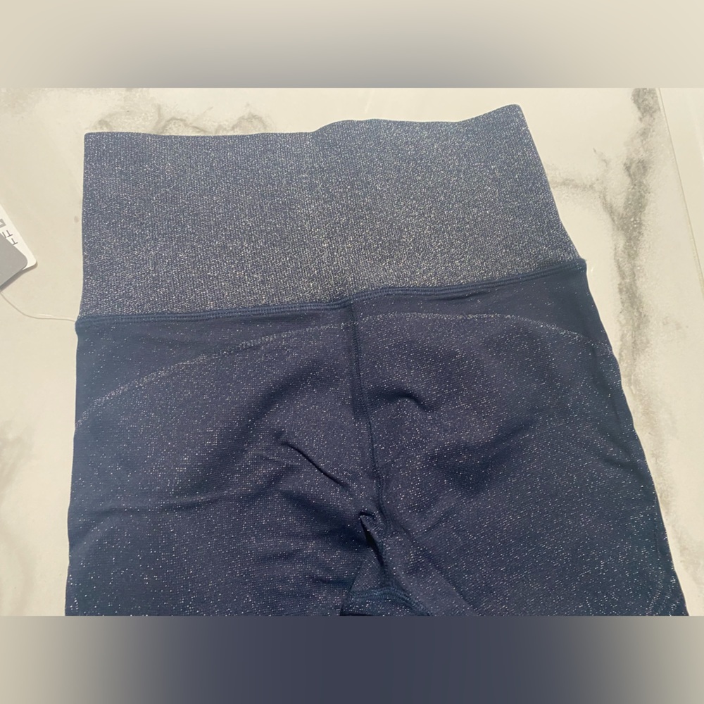 Athleta Navy twilight sparkle navy  Leggings size S - Picture 7 of 8
